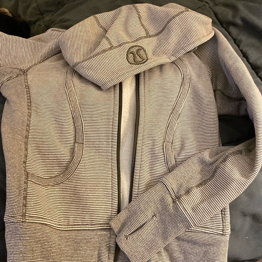 lululemon athletica Striped Gray Jacket